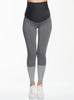 KIM light grey marle maternity activewear leggings